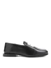 Givenchy Glossy Round Toe Loafers In Black