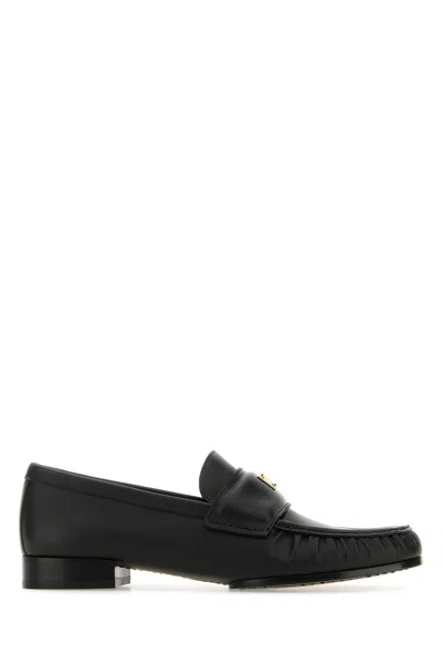 GIVENCHY GIVENCHY BLACK LEATHER 4G LOAFERS