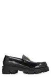 Givenchy 4g Logo Leather Loafers In Black