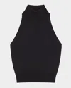 Givenchy Halterneck Open-back Jersey Top In Black