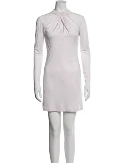 Pre-owned Givenchy Mock Neck Mini Dress W/ Tags In Pink