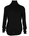 Givenchy Mock Neck Sweater In Black