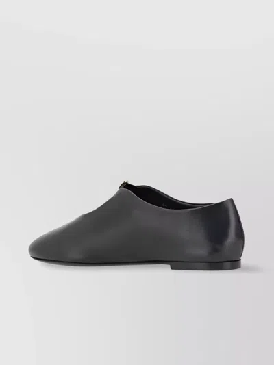 Givenchy Modern Round Toe Ballerinas With Elastic Band In Black