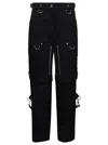 Givenchy Modular Pants With Adjustable Straps And Zippered Pockets In Black