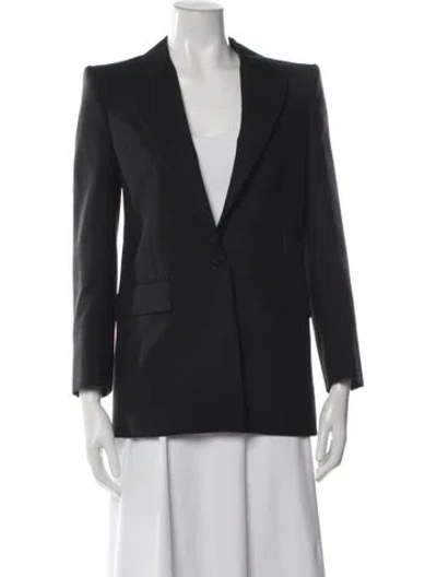 Pre-owned Givenchy Mohair Blazer In Blue
