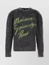 Givenchy Mohair Blend Crew Neck Sweater With Graphic Print