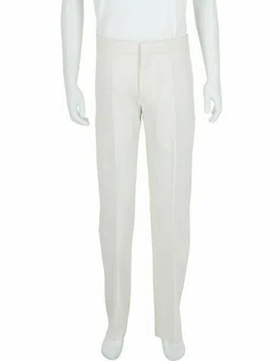 Pre-owned Givenchy Mohair Pants W/ Tags In White