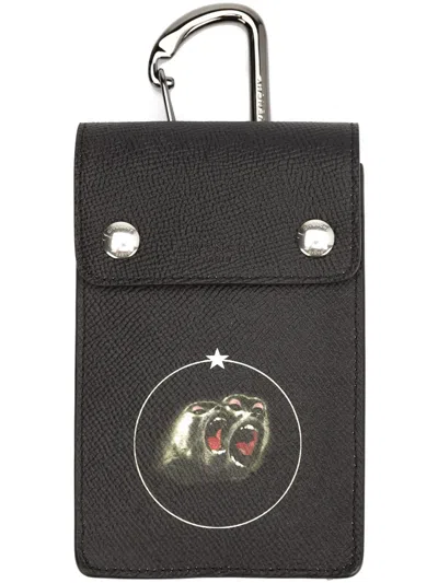 Givenchy Monkey Brothers Coin Purse In Black