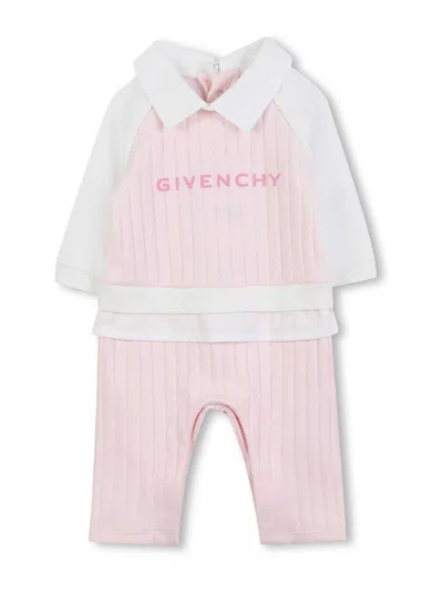 Givenchy Babies' Onesie With Logo In Pink