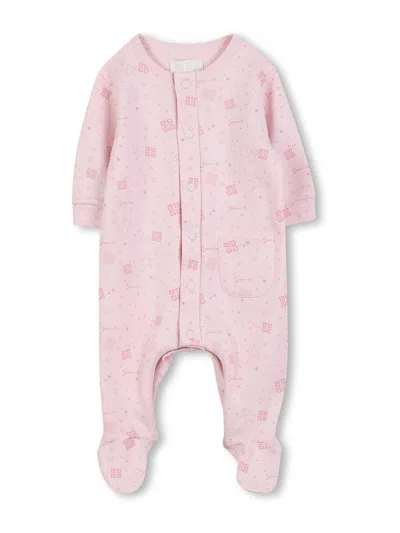 Givenchy Babies' Onesie With Logo In Pink