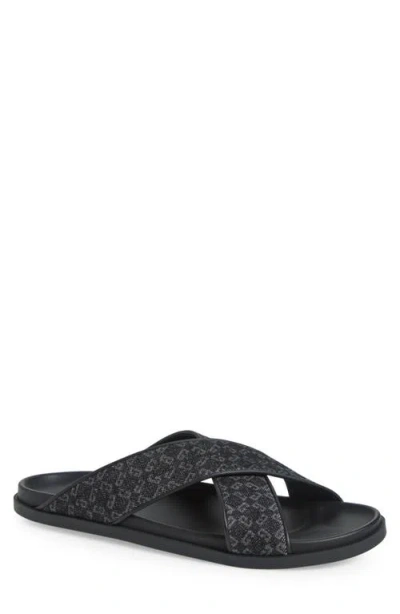 GIVENCHY GIVENCHY MONOGRAM 72 CROSS STRAP SLIDE SANDAL
