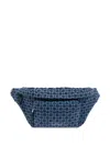 Givenchy Monogram 72 Denim Belt Bag In Blue