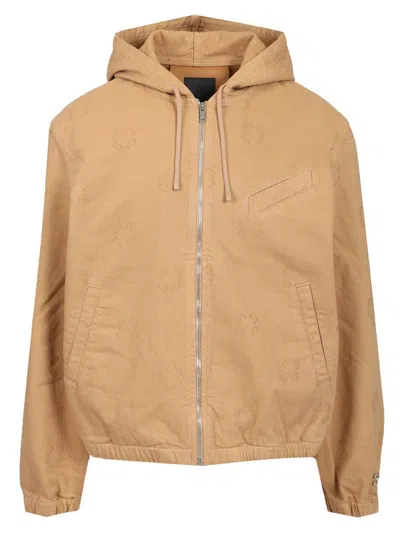 Givenchy Monogram 72 Denim Jacket Jackets Beige