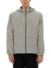 Givenchy Men's Monogram 72 Jacquard Anorak In Gray