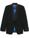 Givenchy Monogram 72 Jacquard-collar Blazer In Black