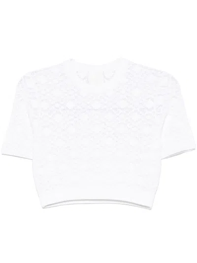 GIVENCHY MONOGRAM 72-JACQUARD CROPPED T-SHIRT