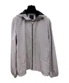 Givenchy Hooded Casual Jacket In Gray