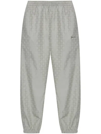 Givenchy Monogram 72 Jacquard Jogging Trousers In Gray