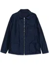Givenchy Monogram 72 Jacquard Overshirt In Blue