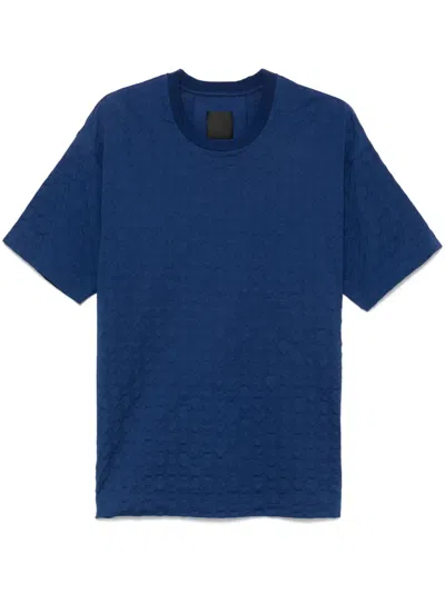 Givenchy Monogram 72 Jacquard T-shirt In Blue