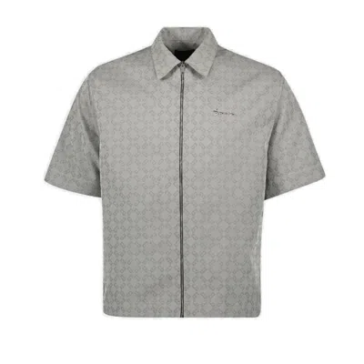 GIVENCHY MONOGRAM 72 JACQUARD ZIPPED SHIRT