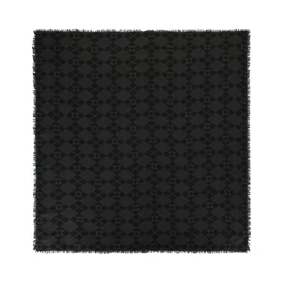 Pre-owned Givenchy Monogram 72 Scarf 'charcoal' | Grey | Men's Size Onesize In Gray
