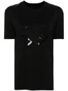 Givenchy Monogram 72 T-shirt In Cotton And Sequins In Black