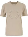 Givenchy Sand Cotton T-shirt In Neutrals