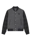 Givenchy Monogram 72 Varsity Jacket In Gray