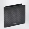 Givenchy Monogram Bi-fold Wallet In Dark Grey Leather