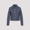 Givenchy Logomania Denim Jacket In Blue
