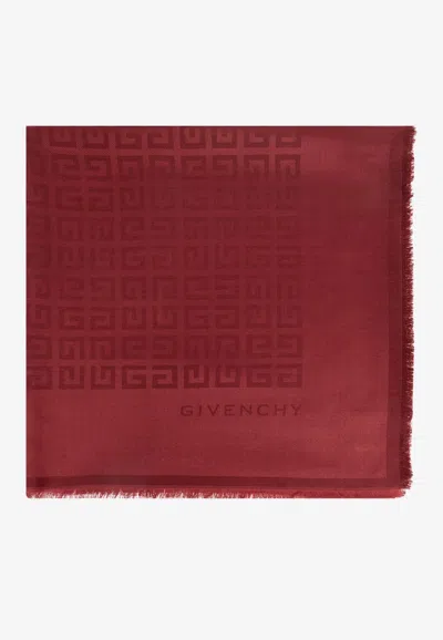 Givenchy Monogram Frayed Edge Scarf