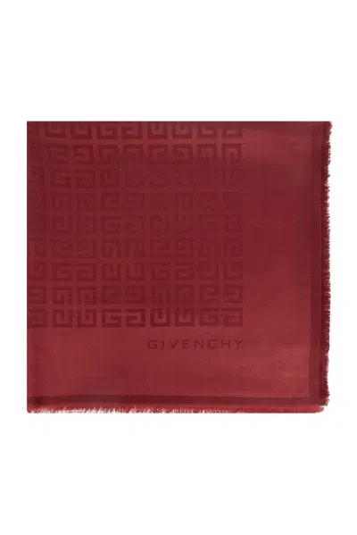 Givenchy Letter Scarf In Red