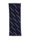 Givenchy Monogram Fringed Scarf In Black
