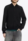 Givenchy Panelled Wool-blend Varsity Jacket In Black
