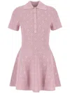 Givenchy Viscose Blend Polo Dress In Rosa