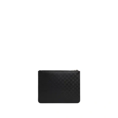 Givenchy Monogram Leather Pouch In Black
