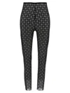 Givenchy Fitted Leggings With Distinctive Pattern And High Waistband In Black