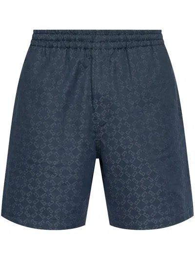 GIVENCHY MONOGRAM-PATTERN DECK SHORTS