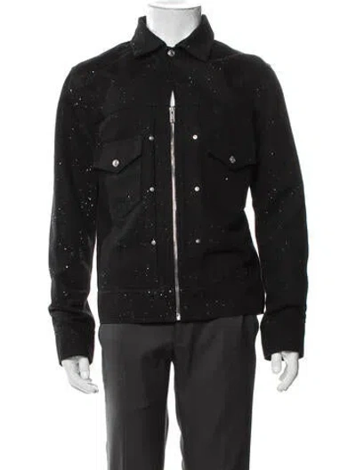 Pre-owned Givenchy Monogram Pattern Jacket W/ Tags In Black