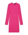 Givenchy Monogram-pattern Knitted Dress In Pink