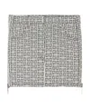 Givenchy Monogram-pattern Miniskirt In Brown