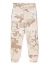 Givenchy Monogram-print Camouflage Track Pants In Neutrals