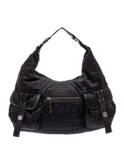 Pre-owned Givenchy Monogram Shoulder Bag In Black