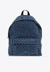 Givenchy Monogram Zip-up Backpack In Navy
