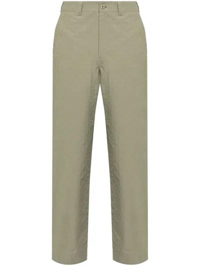 Givenchy Monogram-embossed Trousers In Green