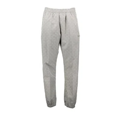 Givenchy Monogrammed Elastic-waist Jogger Pants In Grey