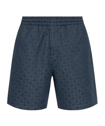 GIVENCHY GIVENCHY MONOGRAMMED ELASTIC-WAIST SHORTS