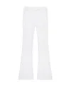 Givenchy Monogrammed Elastic Waistband Trousers In White