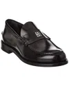 Givenchy Black Loafers With 4g Detail In Leather Man In Black